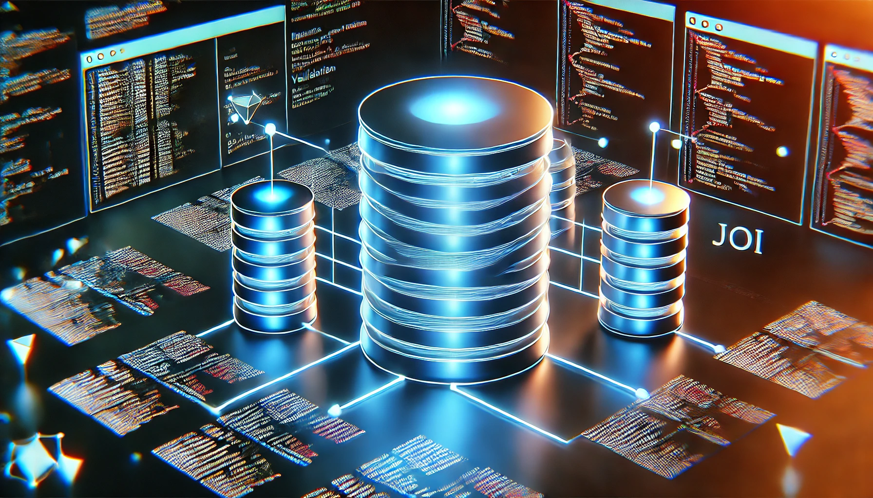 JOI database interface showcasing advanced features and functionalities.